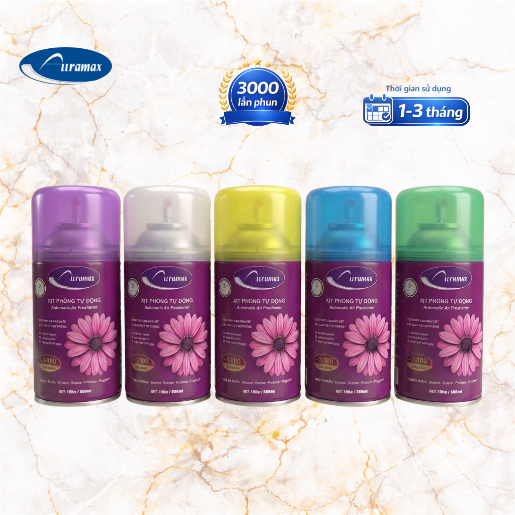 Lõi nước hoa xịt thơm phòng Auramax 300ml