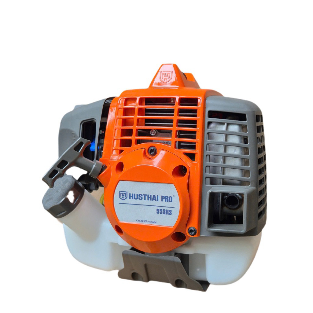 MÁY CẮT CỎ HUSTHAI PRO 553 RS - BÌNH XĂNG CON WALBRO NHẬT - ĐỘNG CƠ 2 THÌ 45 LY - PHÁT CƯỚC MẠNH MẼ