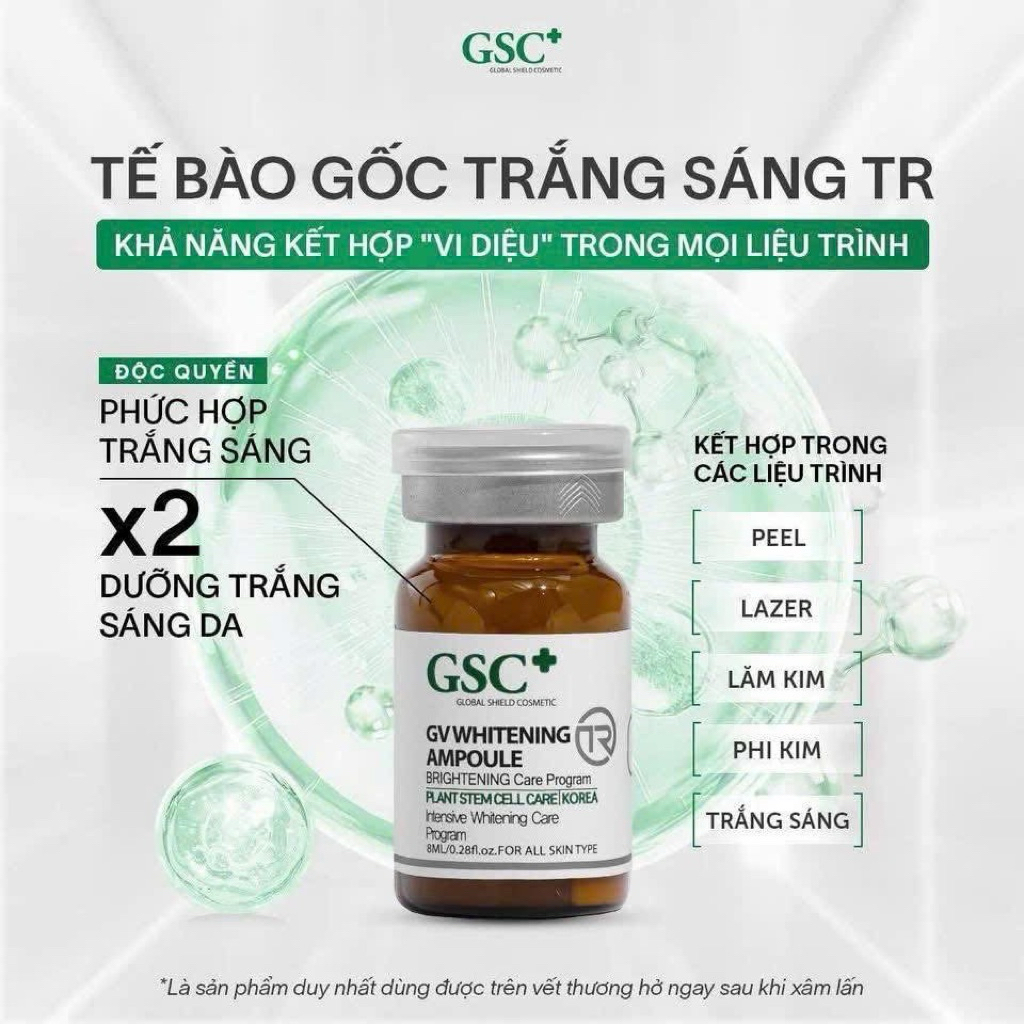 [chính hãng] Tế bào gốc nám GSC 8ml