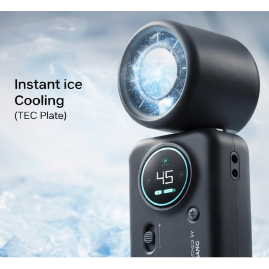 TiankePlus Quạt Cầm Tay Có Sò Lạnh 4 trong 1TF30Pro - Gió Turbo Mạnh, Gấp Gọn, Quạt Mini Sò Lạnh quạt tích điện pin trâu | BigBuy360 - bigbuy360.vn