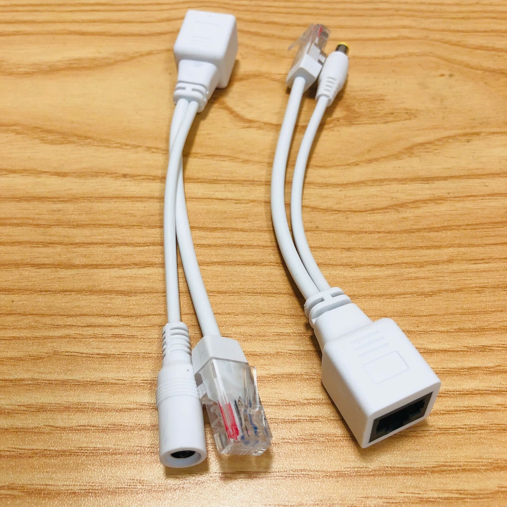 Bộ cáp truyền tín hiệu Jack Poe cho camera IP không POE thành camera POE