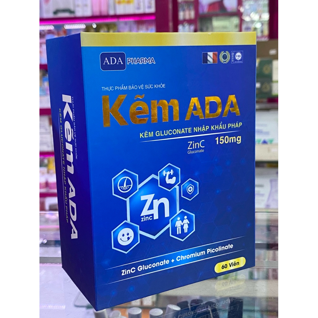 KẼM ADA KẼM GLUCONATE NHẬP KHẨU PHÁP
