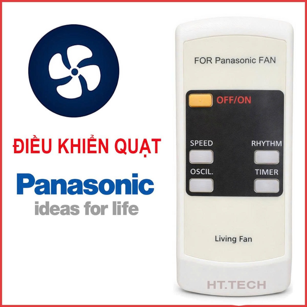 Remote quạt Panasonic, điều khiển cho quạt đứng Panasonic F- 409K, quạt treo tường F-409MH