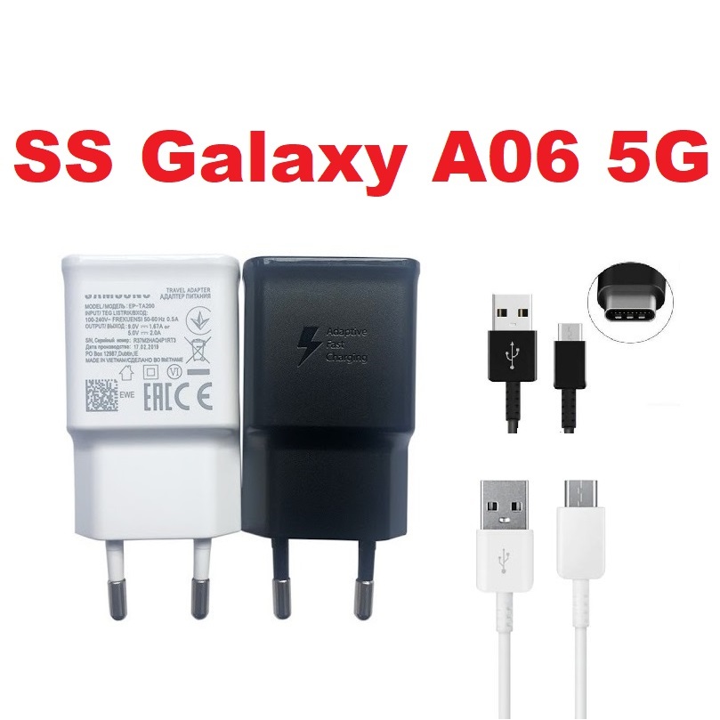 Bộ Củ Cóc Sạc Cáp Samsung Galaxy A06 5G A066 15W 25W Dây cáp sạc Type C Bảo Hành Lâu