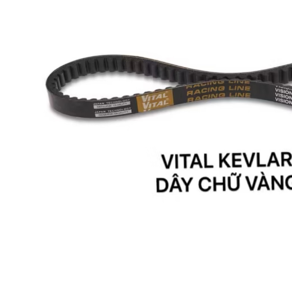 Curoa Vision Đời 2020 - 2023 Dây Curoa - Curo VITAL Mã KOJ /KOC -  Loại 1 Mặt Răng Dòng Kevlar Made 