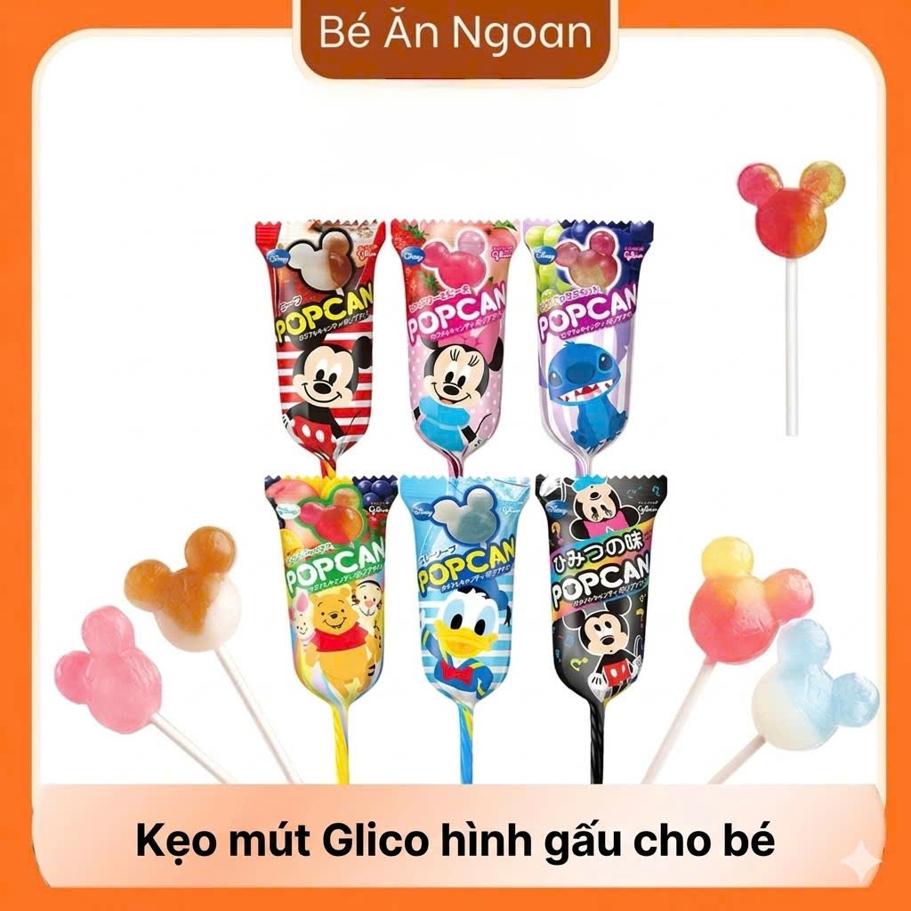 Kẹo mút Popcan Gilco (Nhật Bản).