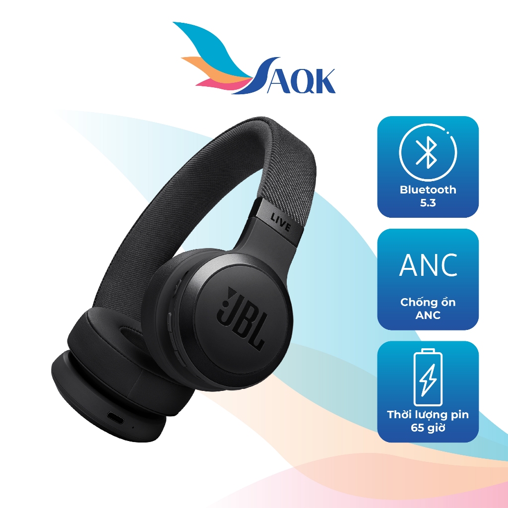 Tai nghe chụp tai Bluetooth JBL Live 670NC LIVE670NC - Hàng chính hãng