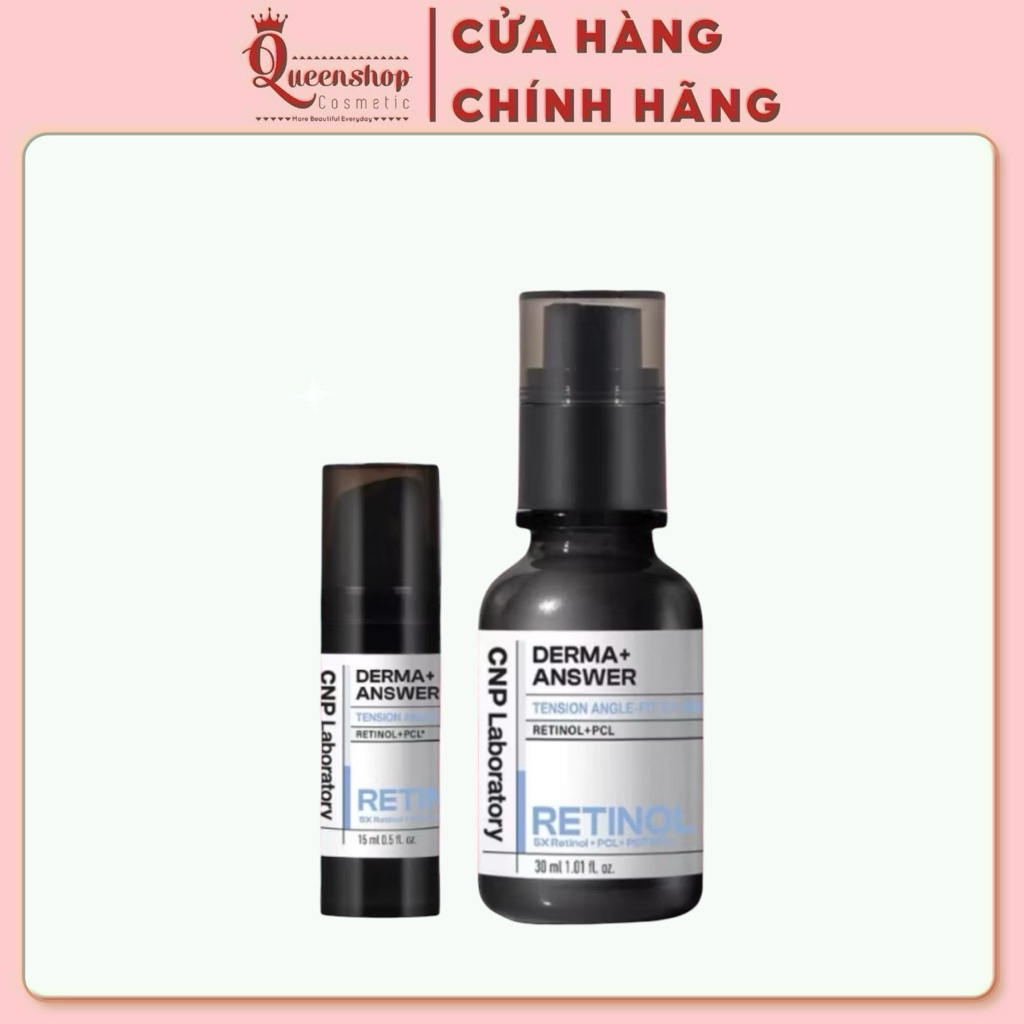 [HÀNG CTY] Tinh Chất Retinol CNP Laboratory Derma Answer Tension Angle Fit Ampoule 15ml/30ml
