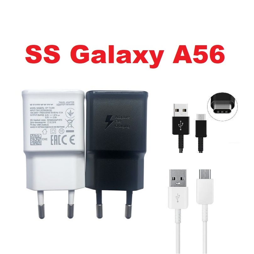 Bộ Củ Cóc Sạc Cáp Samsung Galaxy A56 A566 15W 25W Dây cáp sạc Type C Bảo Hành Lâu
