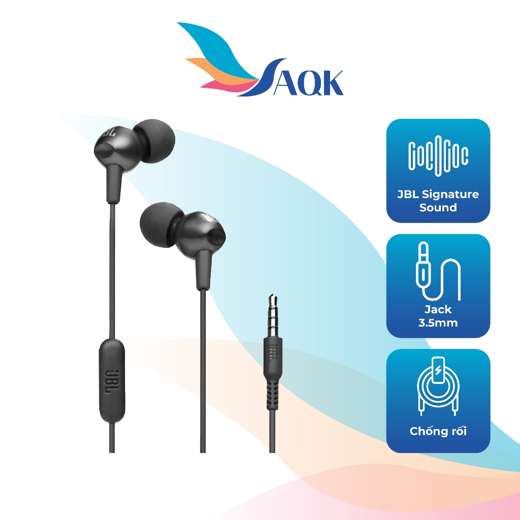 Tai nghe có dây In-ear JBL C200SI JBLC200SIU - Hàng chính hãng