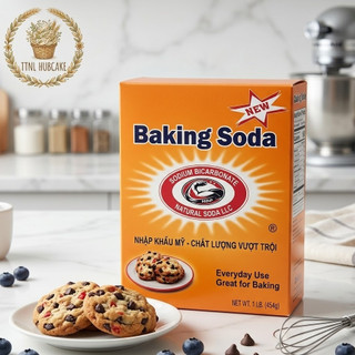 Combo 5 hộp Baking soda - Natural Soda LLC nguyên liệu nhập khẩu Mỹ - Bao bì mới hộp 454g