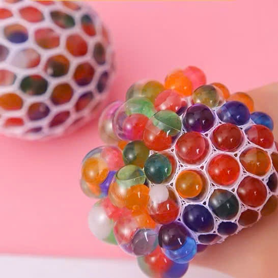 SLAM BÓNG LƯỚI BÓP, NẮN GIẢM CĂNG THẲNG, MESH QUISHY BALL 6CM