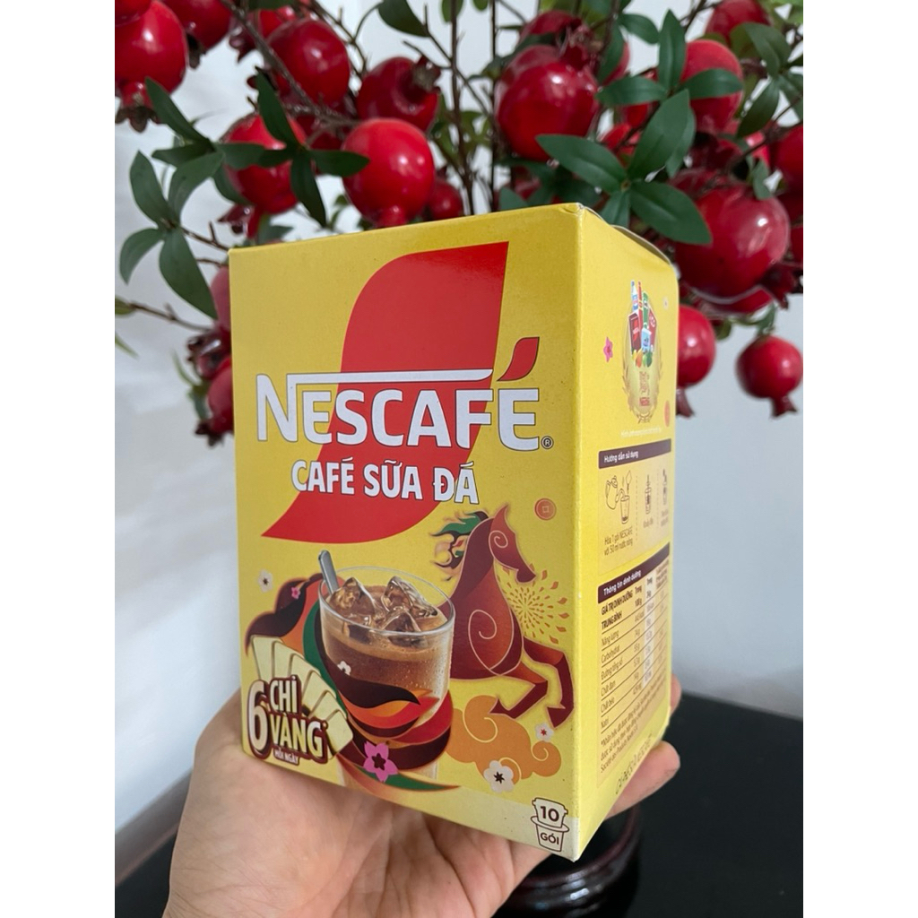HỘP 10 GÓI NESCAFE- CAFE SỮA ĐÁ