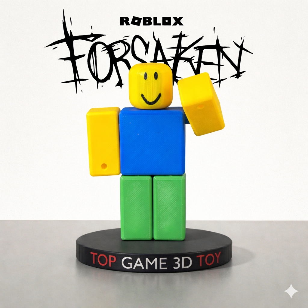 [ROBLOX] Đồ Chơi Mô Hình Noob Forsaken Roblox Có Khớp Tay Chân Linh Hoạt 360 Độ - Có Ảnh Thật