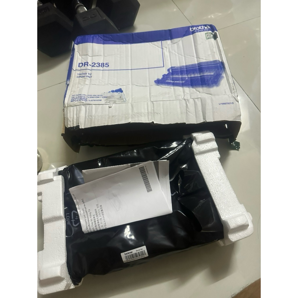 Cụm drum (Trống Từ) Brother DR2385 Chính hãng cho máy in Brother HL L2321D, L2361DN, L2366DW, DCP L2