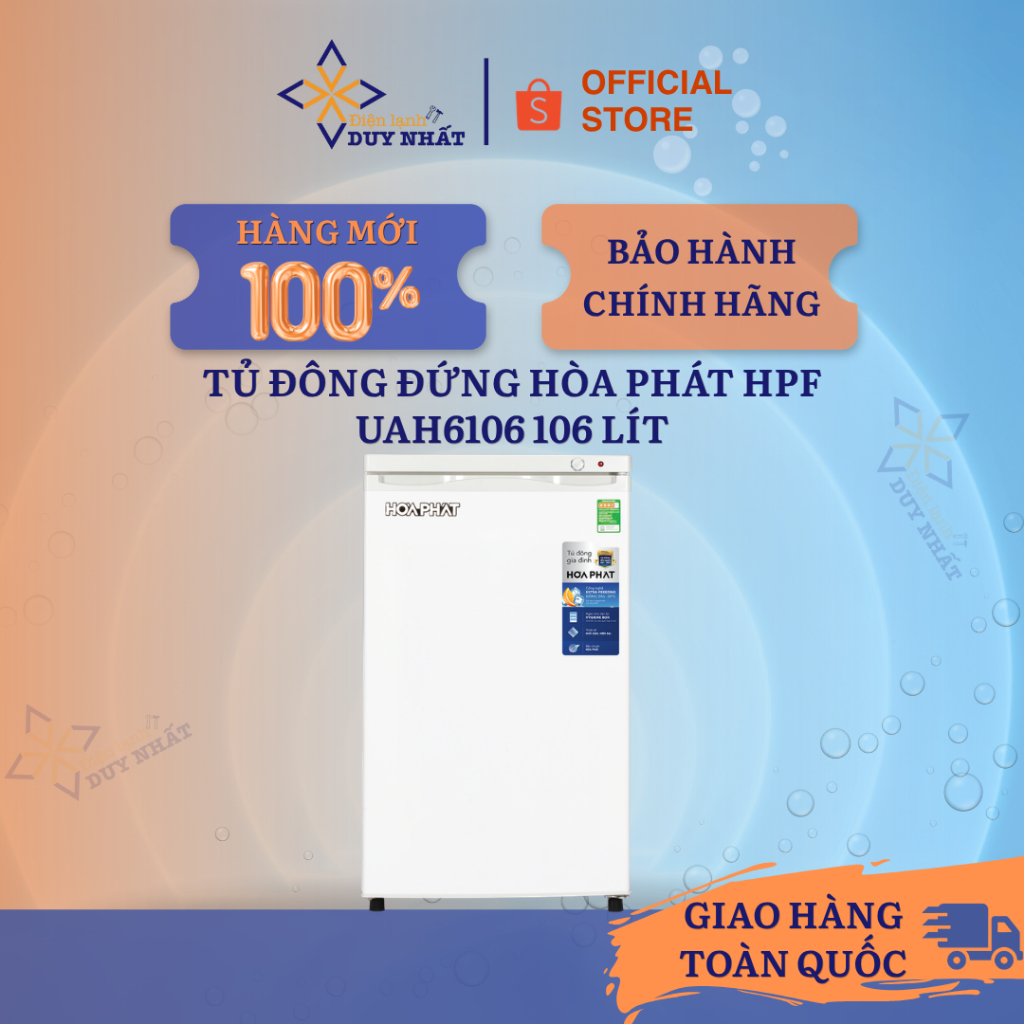 Tủ đông đứng Hòa Phát HPF UAH6106 106 lít