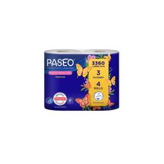 Combo 2 lốc Giấy vệ sinh Paseo 4 cuộn 3 lớp
