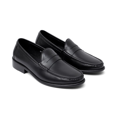 Giày da bò Penny Loafer nam mũi tròn FTT Leather dáng lười công sở trơn đế phip chống trượt FP002B0