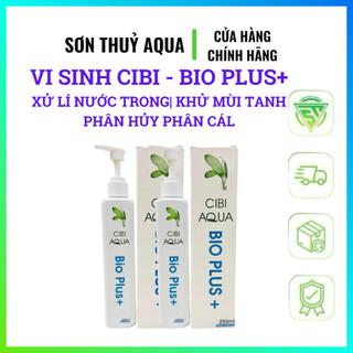 Vi sinh Cibi BIO PLUS+ CIBI AQUA VI SINH XỬ LÍ NƯỚC TRONG| Khử mùi tanh | Phân hủy phân cá