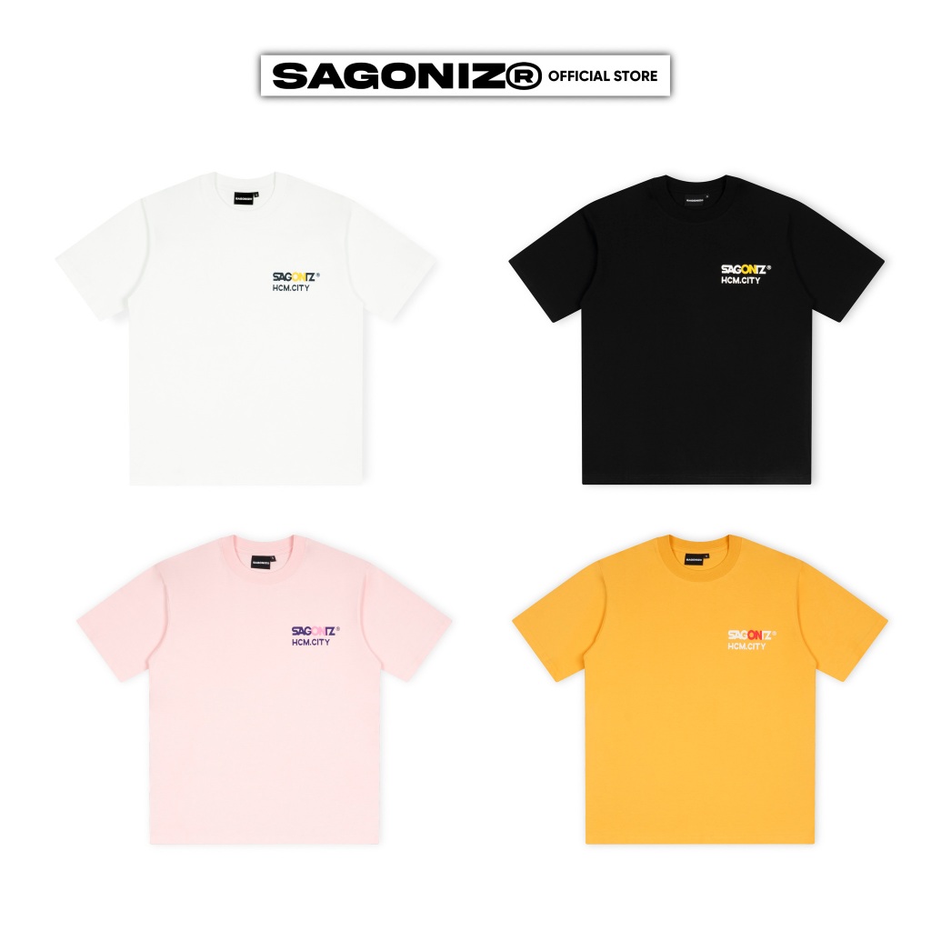 [HÈ 2026] Áo thun unisex SUMMER ENJOY LIFE SAGONIZ chất cotton form, rộng phong cách basic, dễ phối