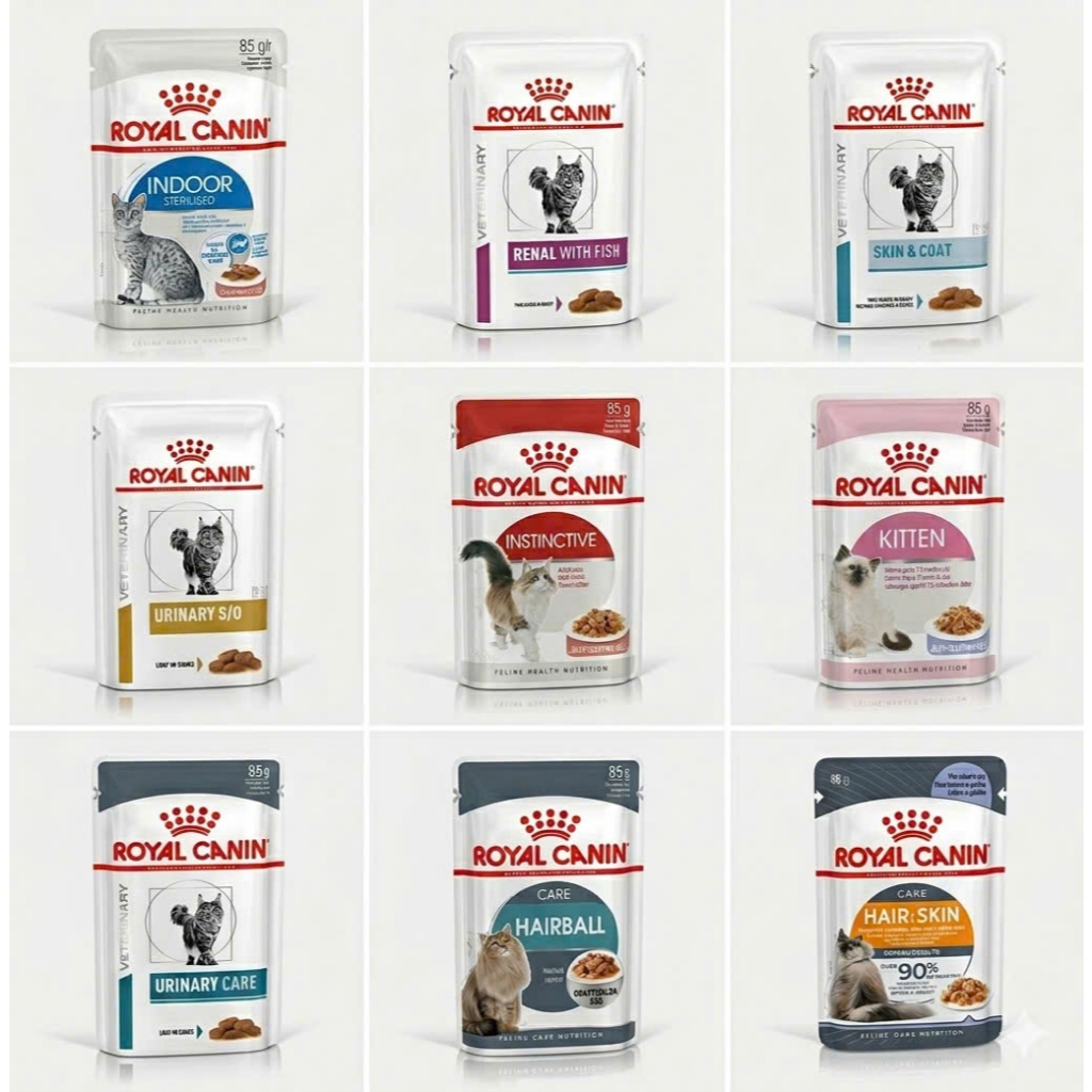 [COMBO 12 GÓI] Pate Royal Canin urinary-hariball-kitten-gói 85g