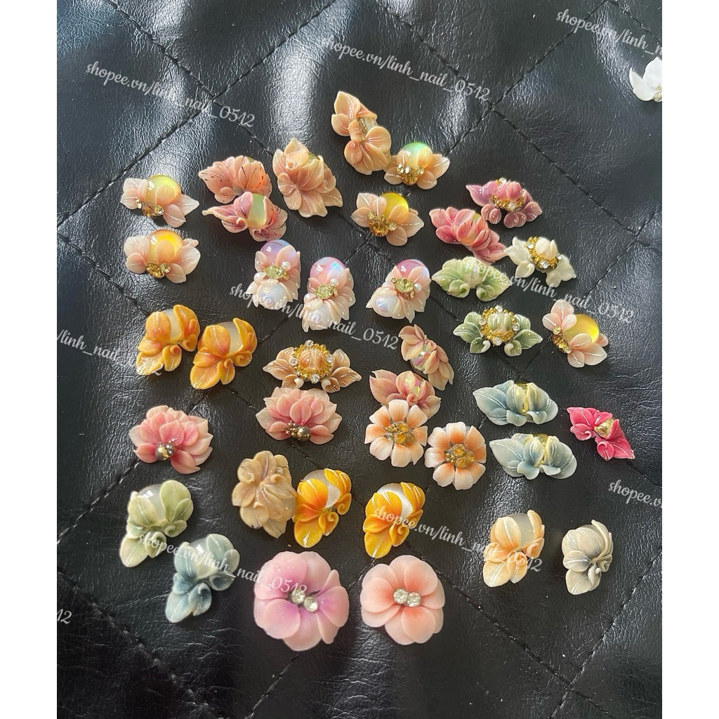 SET  HOA BỘT NAIL MIX MÀU