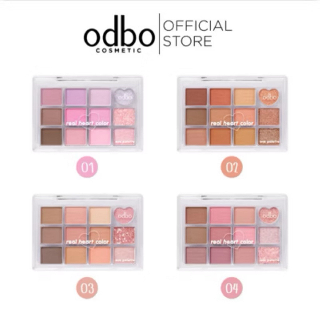 od2019 Phấn mắt real heart color odbo