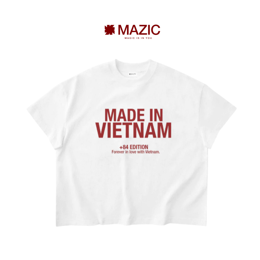 AT08 - "MAZIC" ÁO THUN MADE IN VIETNAM FORM BOXY