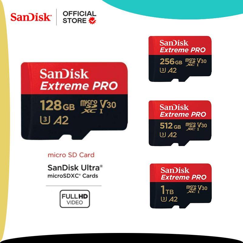 Thẻ nhớ MicroSDXC SanDisk Extreme PRO A2 - 256GB V30 U3 Class 10 UHS-I 170MB/s (CCTV)
