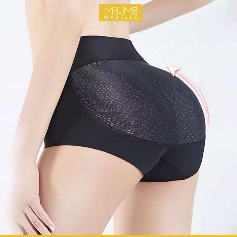 Quần Lót Nâng Mông MB DM25 – Lưng Cao Gen Bụng, Độn 1.5cm, Chống Hằn, Thoáng Khí