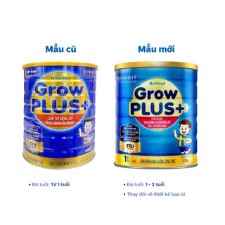 Sữa bột Nutifood Grow Plus (GrowPlus+) Xanh biếng ăn 1,5kg ( Mẫu Mới )