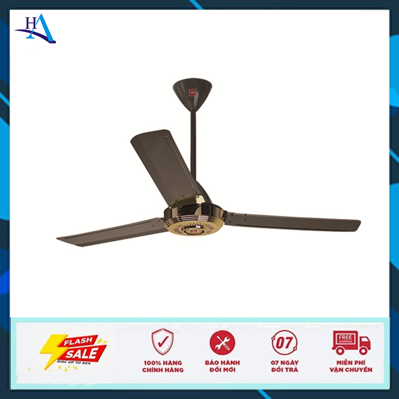 Quạt trần KDK N56YG Nâu Đậm (Free Ship Nội Thành TP.HCM-Ngoài Tỉnh Liên Hệ Shop)