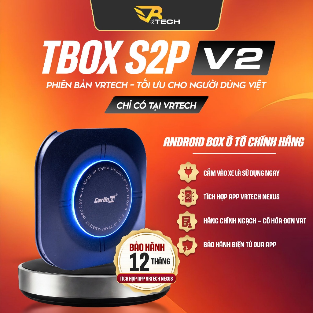 Carlinkit TBOX S2P/Plus/Ambient V2 2026, Android Box Ô Tô, Apple CarPlay và Android Auto, Android 13, Bảo Hành 12 Tháng | BigBuy360 - bigbuy360.vn
