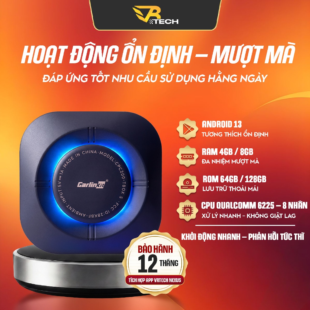 Carlinkit TBOX S2P/Plus/Ambient V2 2026, Android Box Ô Tô, Apple CarPlay và Android Auto, Android 13, Bảo Hành 12 Tháng | BigBuy360 - bigbuy360.vn