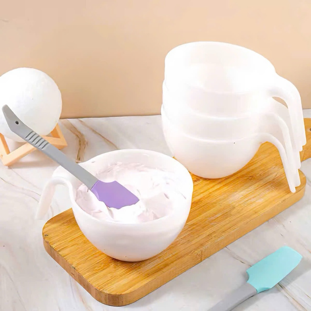 Phới trộn dẻo Spatula Breadleaf pha màu kem