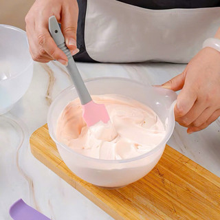 Phới trộn dẻo Spatula Breadleaf pha màu kem