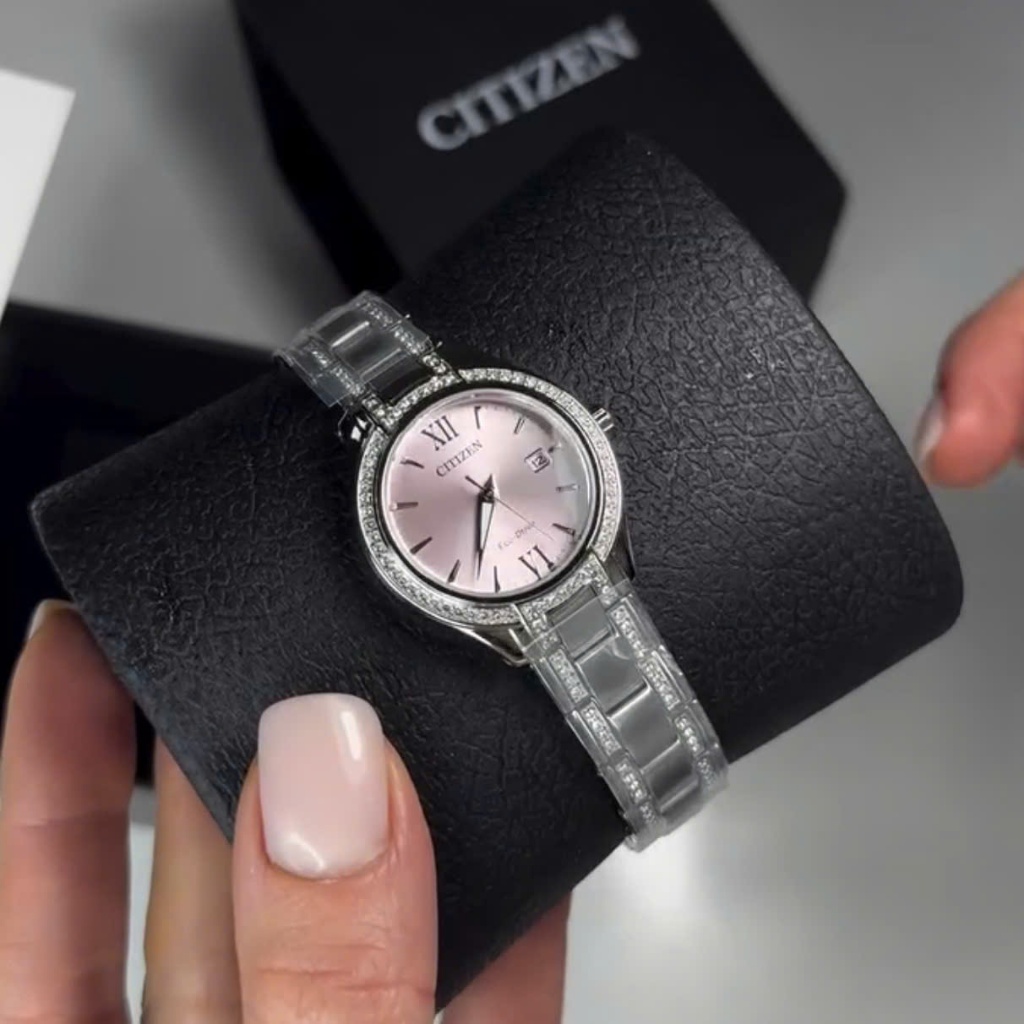 Đồng hồ nữ dây thép Citizen Eco-Drive Silhouette FE1230-51X