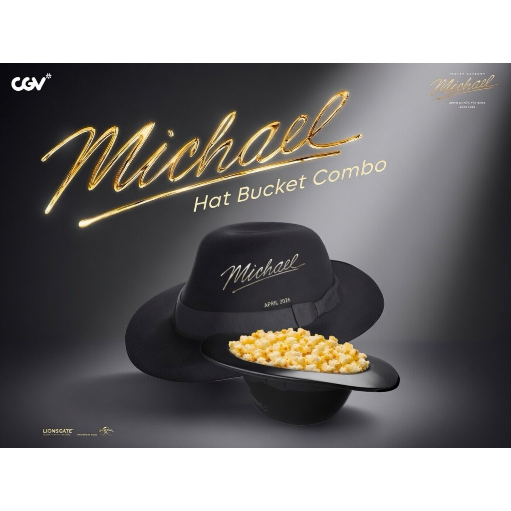 [HOT] Nón "FEDORA POPCORN" Michael Jackson - Hộp bắp rang X CGV