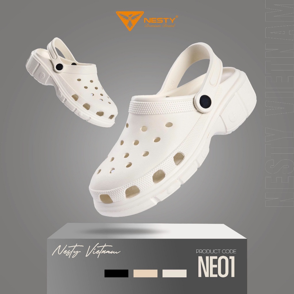 [Tặng Sticker 3D] Dép Sục Nesty Gia Đình, chất liệu Eva siêu nhẹ, không mùi NE01