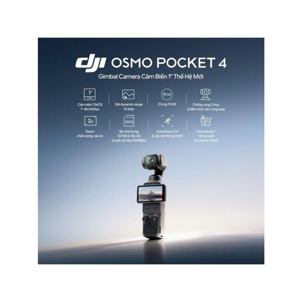 🔥 NEW ARRIVAL – DJI OSMO POCKET 4 | Chính Hãng New Seal | BigBuy360 - bigbuy360.vn