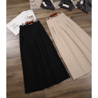 Quần vero 2 ly kèm belt nữ
