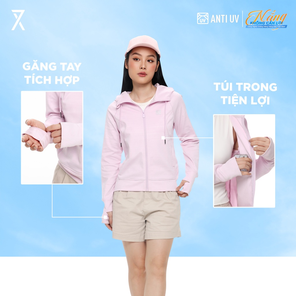[UV MỚI VỀ] Áo Khoác Chống Nắng Nữ Couple TX Anti UV Helios Ver 2 Form Regular WOK 2080 | BigBuy360 - bigbuy360.vn