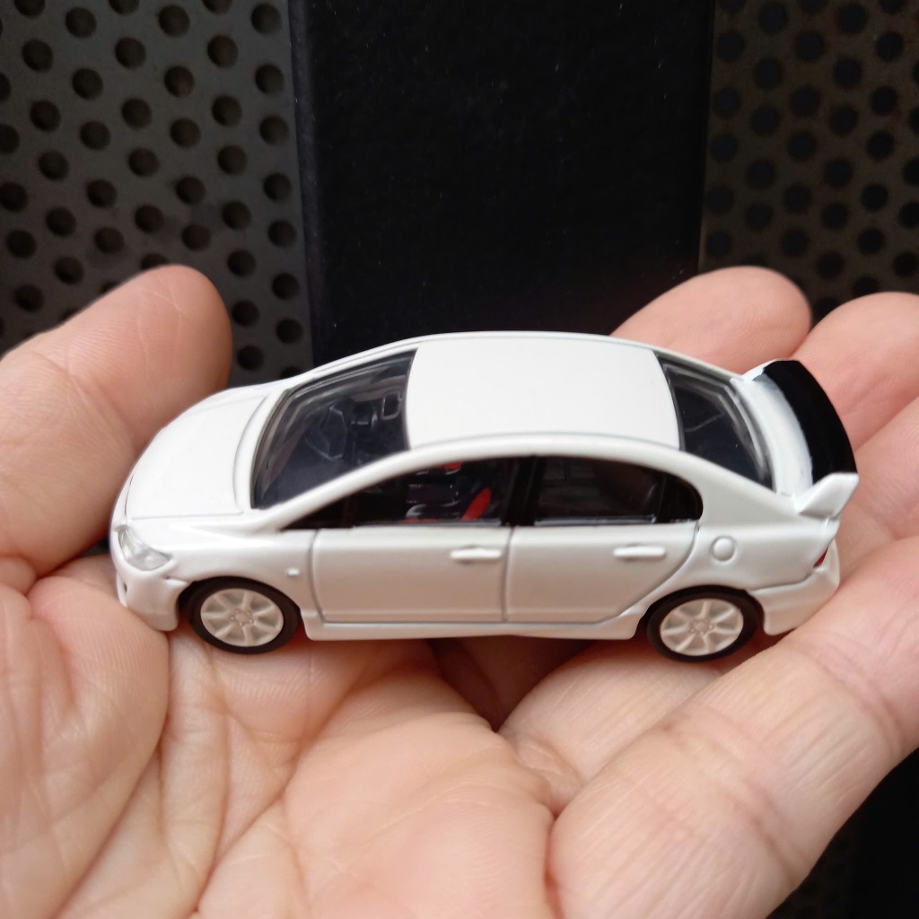 Xe mô hình tomica premium không hộp, Honda Civic Type R (FD2) (trắng)