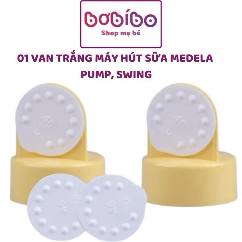 Van trắng máy hút sữa Medela Pump - Phụ kiện máy hút sữa Medela Pump, Harmony, Swing, Mini electric