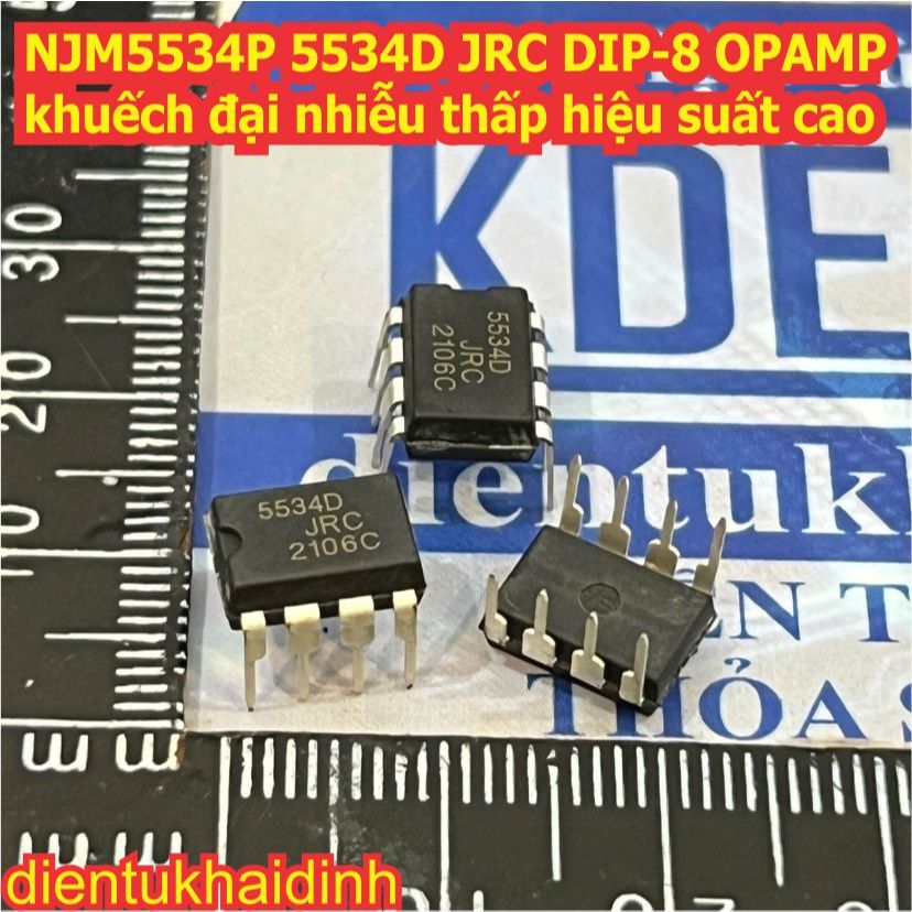 5 con NE5534P NE5534 5534 NJM5534P JRC5534D 5534D JRC DIP-8 SOP-8 OPAMP khuếch đại nhiễu thấp hiệu s