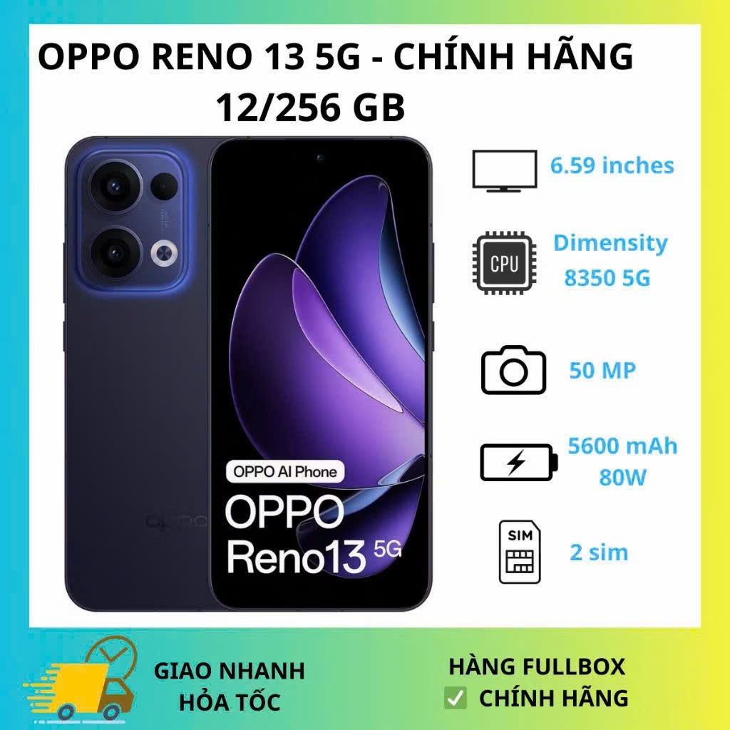 Điện Thoại Oppo Reno 13 5G (12GB-256GB) Chính Hãng | BigBuy360 - bigbuy360.vn