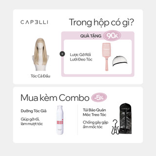 Tóc Giả Nguyên Đầu CAPELLI Cúp Layer Mái Thưa Luna Wig