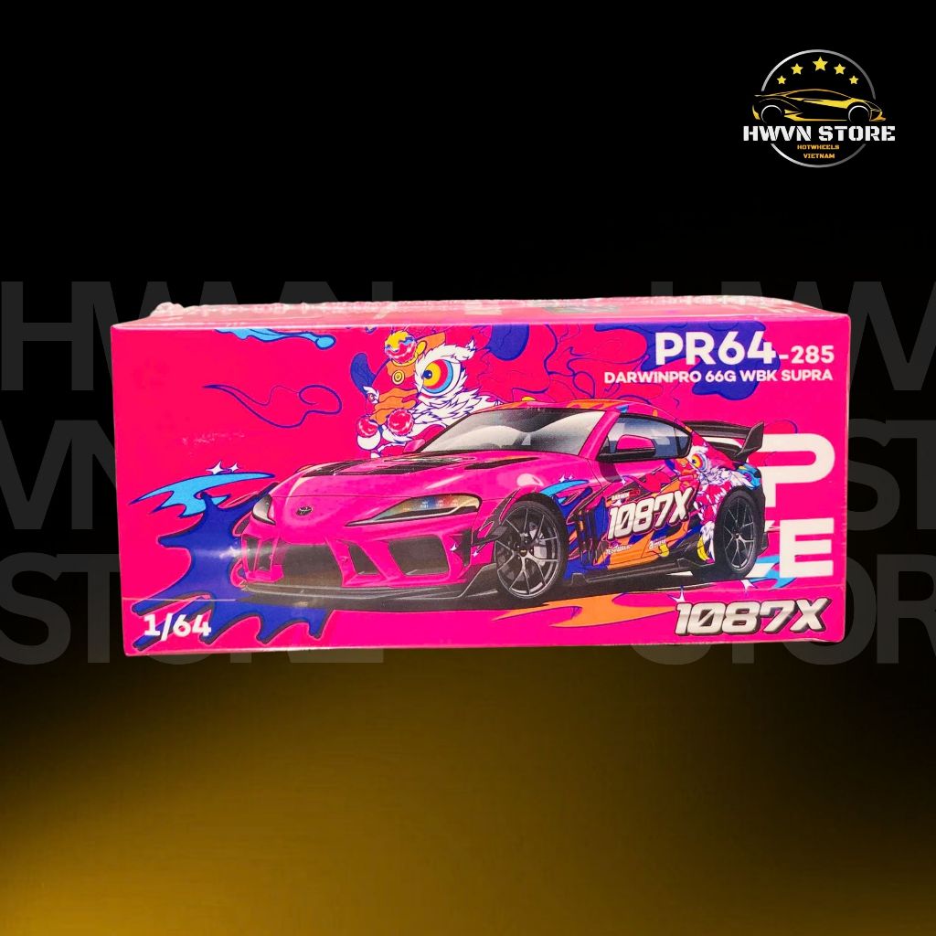 Miniverse - Xe mô hình Poprace Darwin Pro 66G WBK Supra A90 1087X Lion Dance (PR640285-BOX)