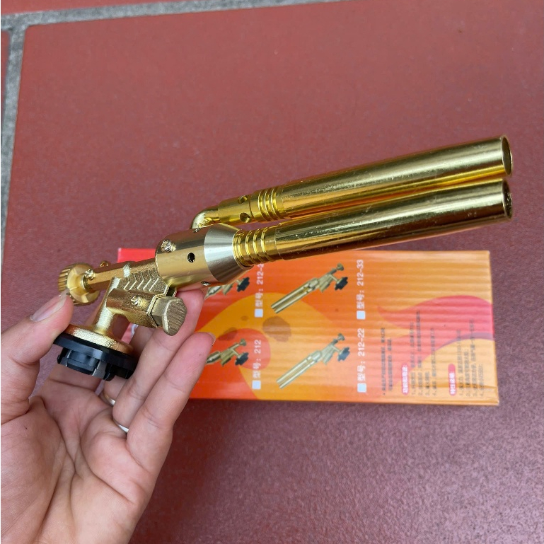 Khò Gas 2 Nòng Đánh Lửa Tự Động