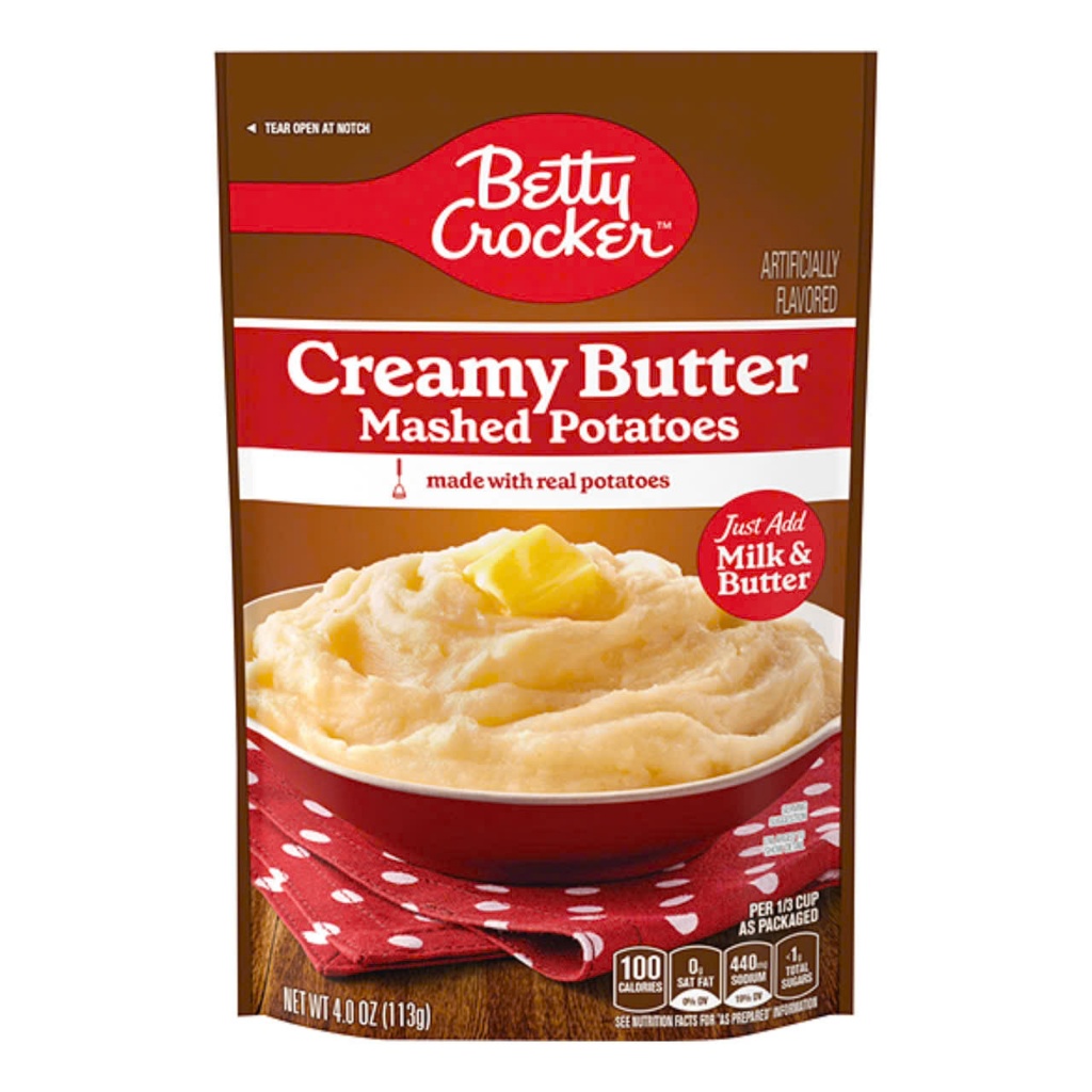 Khoai Tây Nghiền-Four Cheese Mashed Potatoes Hiệu Betty Crocker 113G